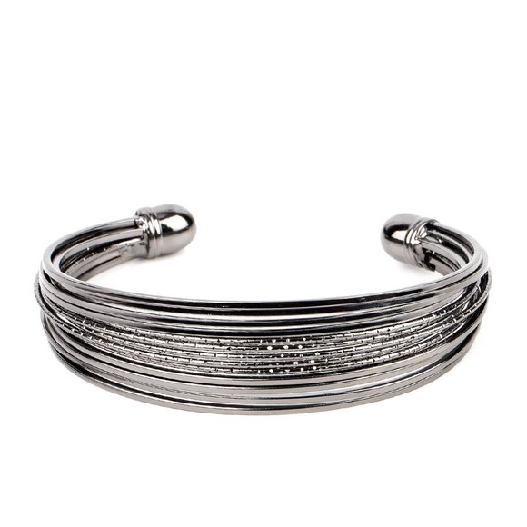 paparazzi Jewelry - ​This Girl is on WIRE - Black Bracelet